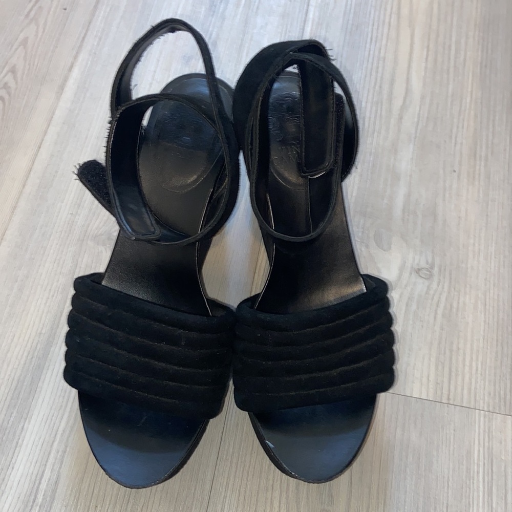 Black Vince camuto wedge sandal - Picture 6 of 11